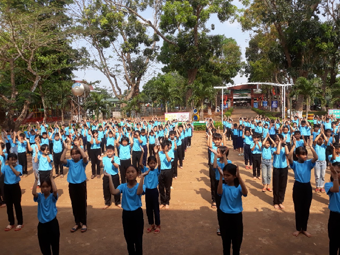 Trường Tiều học Ea Hiao tổ chức Ngày hội “Thiếu nhi vui khỏe –Tiến bước lên đoàn” 